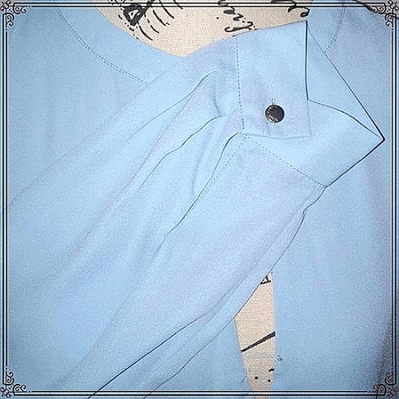 Vince Camuto Long Sleeve Keyhole Wrap Front Blouse Size Small - Picture 8 of 13